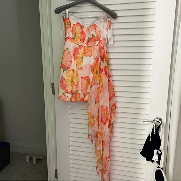 Katie May Chasing Dawn Dress in Apricot Poppy - Picture 7 of 7